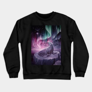 Sad lonely seal Crewneck Sweatshirt